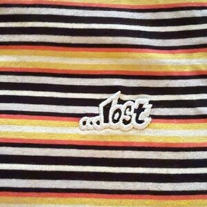 Lost Skater Boy Striped T-Shirt